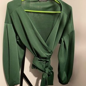 Green shirt